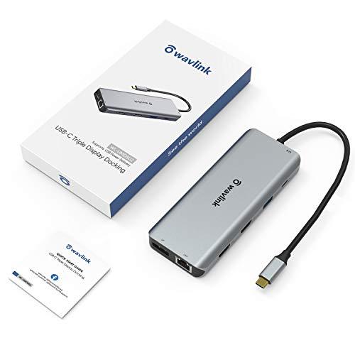 WAVLINK ドッキングステーション/USB C ハブ/HDMIアダプター/87W PD