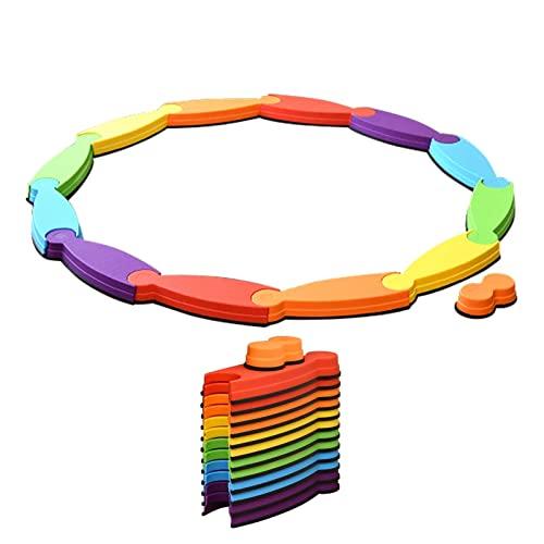 RiZKiZ 平均台セット バランス平均台 バランスストーン 13点セット