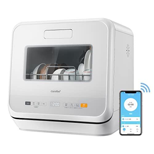 市販 COMFEE' 食洗機 IOT遠隔操作 食器洗い乾燥機 工事不要 1~3人用