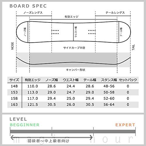 スノーボード 板 メンズ 単品 SPOON スプーン ZERO スノボー