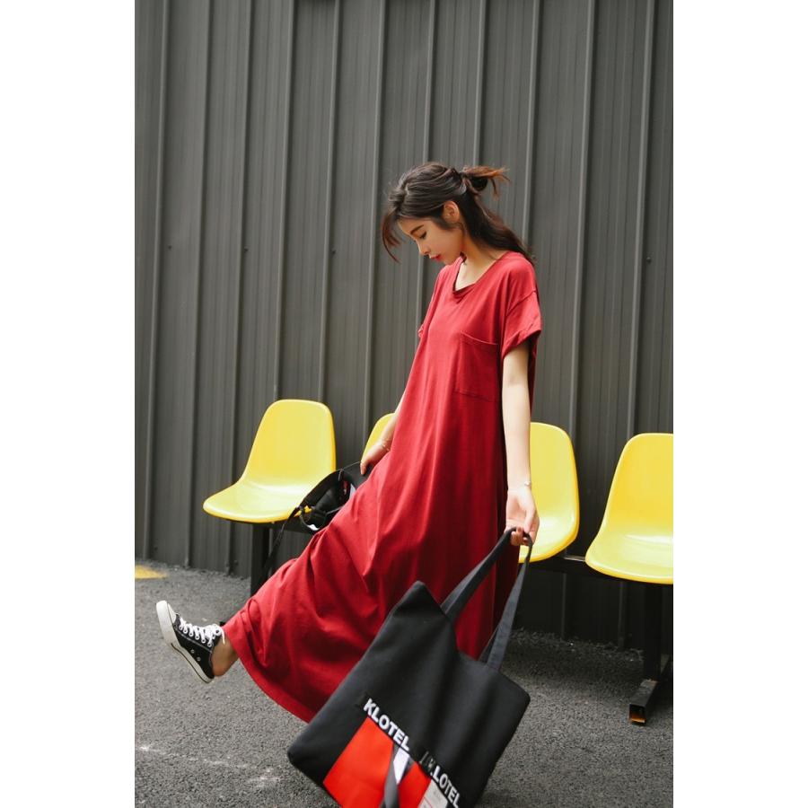 ワンピース マキシワンピース レディース 40代 きれいめワンピース 夏 赤ワンピース オシャレ ｔシャツ 半袖 大きいサイズ カジュアル 部屋着 A1010 ワンエメリー 通販 Yahoo ショッピング