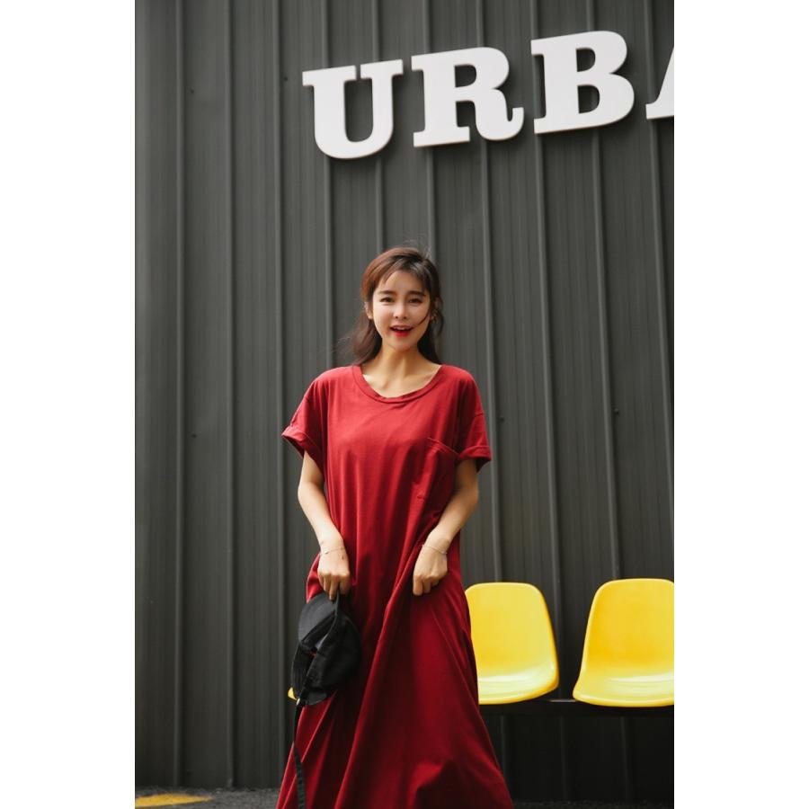 ワンピース マキシワンピース レディース 40代 きれいめワンピース 夏 赤ワンピース オシャレ ｔシャツ 半袖 大きいサイズ カジュアル 部屋着 A1010 ワンエメリー 通販 Yahoo ショッピング