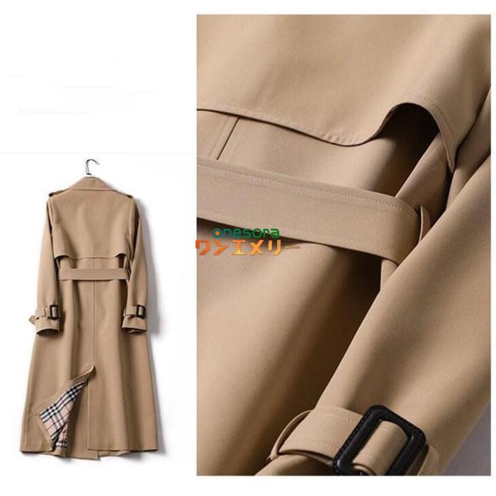 コート トレンチコート スプリングコート レディース ロング Aライン ベルト付き ダブルボタン スリット 無地 おしゃれ 春秋 アウター 就活 ビジネス きれいめ Wct001 ワンエメリー 通販 Yahoo ショッピング