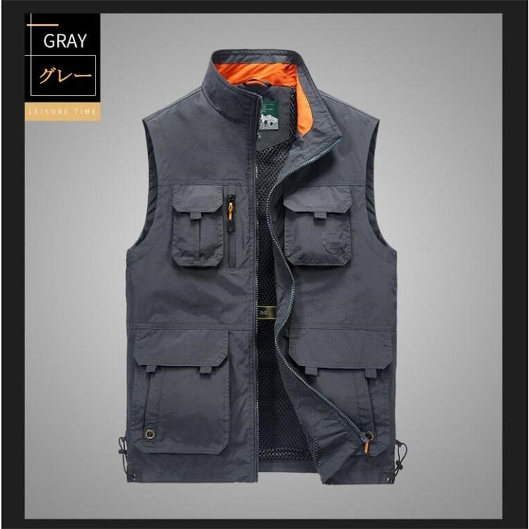 ベスト メンズ 夏 多機能ベスト メッシュベスト お釣りベスト アウトドアベスト 作業服 カメラマン 登山 ミリタリー 撮影用 メンズベスト Wmj007 ワンエメリー 通販 Yahoo ショッピング