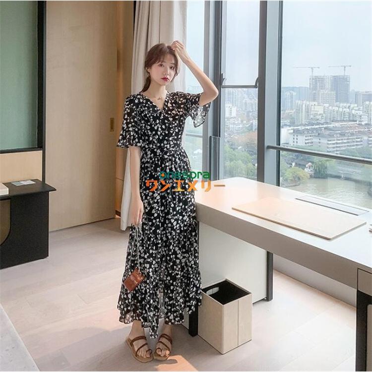 初売り ワンピース レディース 40代 きれいめ マキシ丈ワンピース 夏 新作 半袖 ハード柄 ロング丈スカートオシャレ韓国風 結婚式ドレス シンプル 30代 Praxisfrauendorf De