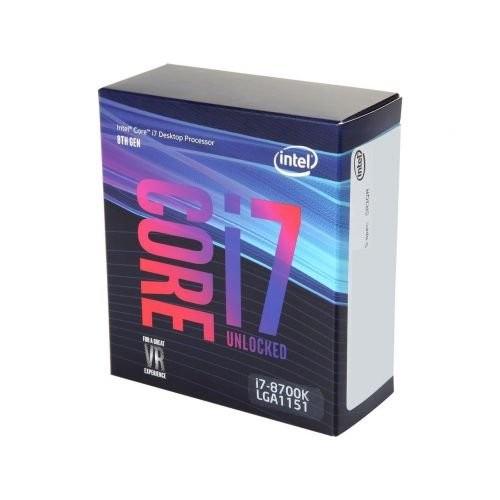 Intel CPU Core i7-8700K 3.7GHz 12Mキャッシュ 6コア/12スレッド