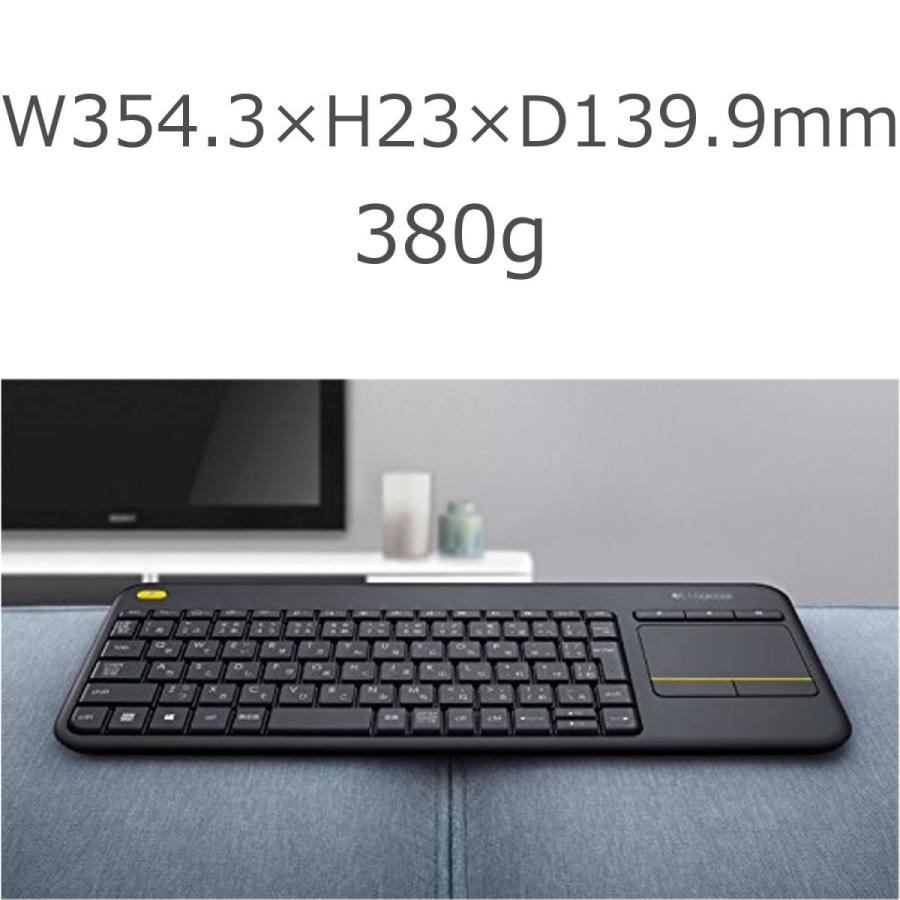 Logicool ロジクール ワイヤレス タッチキーボード K400pBK :20200120001015-01339:ダブルケーツーYahoo!店 - 通販 - Yahoo!ショッピング Logicool ロジクール ワイヤレス タッチキーボード K400pBK :20200120001015-01339:ダブルケーツーYahoo!店 - 通販 - Yahoo!ショッピング