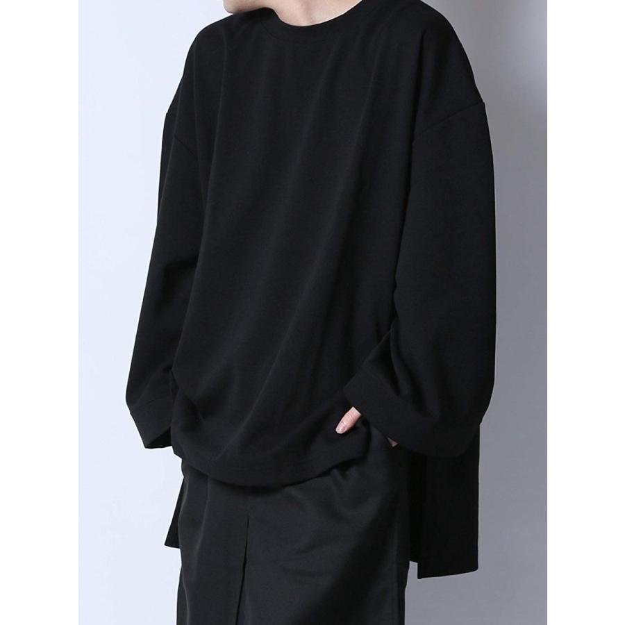 非常に高い品質 アズスーパーソニック As Super Sonic カットソー ビッグシルエット 袖広 ワイドスリーブ メンズ ブラック F お求めやすく価格改定