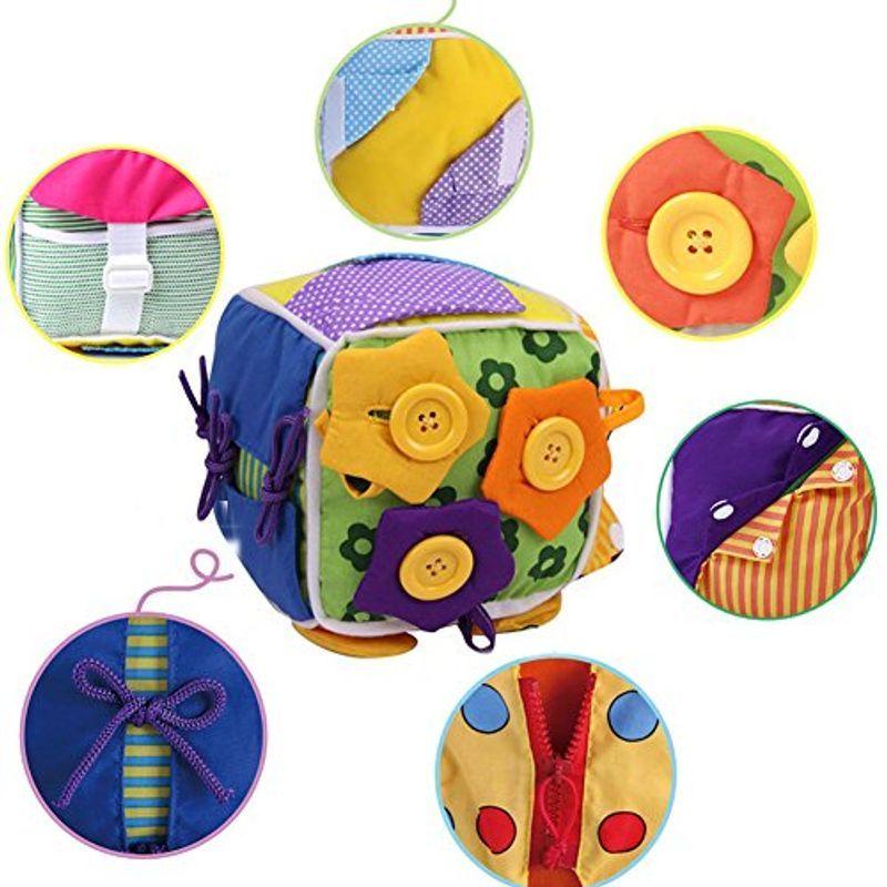 ウンチョン 紐通し おもちゃ ボタン 練習 知育 教育玩具 布の玩具 紐結び 練習 指先の知育 保育園 幼稚園 モンテッソーリ幼児 子供 001 ダブルケーツーyahoo 店 通販 Yahoo ショッピング