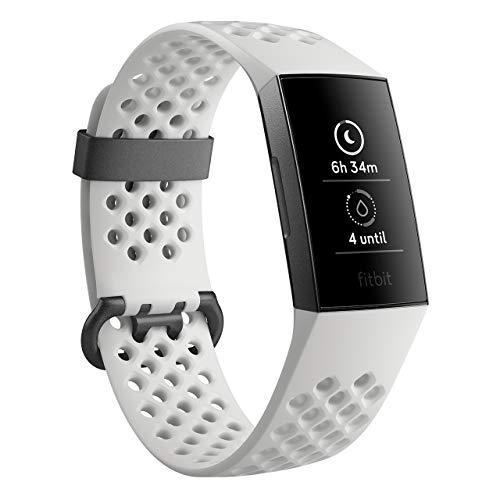 Fitbit Charge3 フィットネストラッカー White Sports Band/Graphite L/Sサイズ スペシャルエディシ