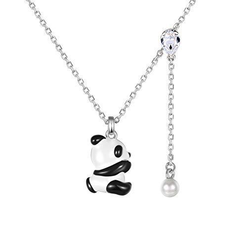 Biancaビアンカ レディース メンズ ネックレス 可愛いパンダ形 新品スワロフスキークリスタル 彼女へのプレゼント最高 ダブルケーツーyahoo 店 通販 Yahoo ショッピング