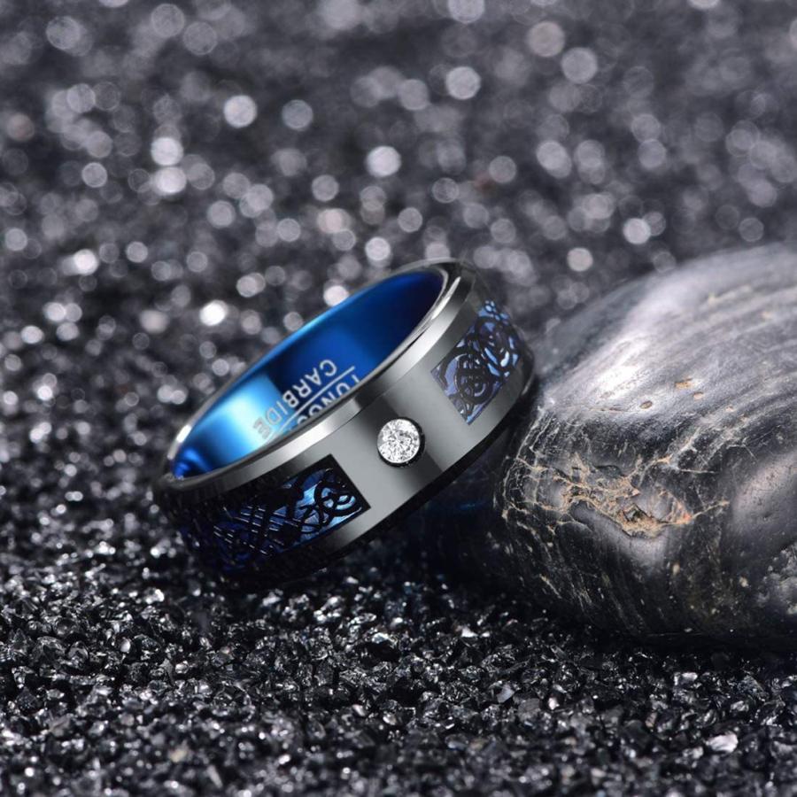 最大77％オフ！ R365 リング 指輪 タングステン ドラゴン 耐久性