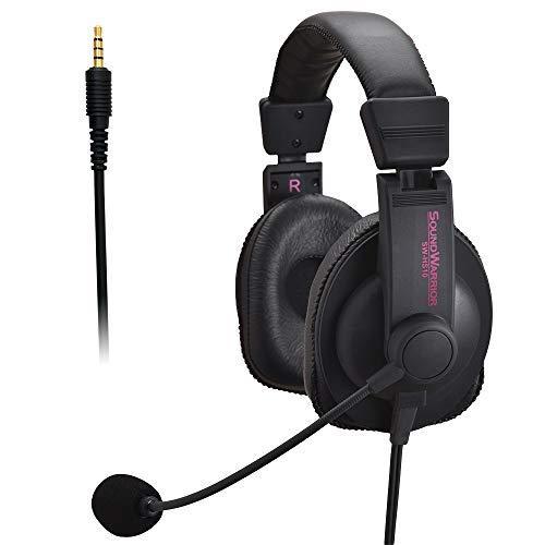SOUND WARRIOR 本格派 高性能マイク搭載 密閉型 本格派ヘッドホン 音鑑賞 オンライン ゲームチャット プロ仕様ヘッドセット