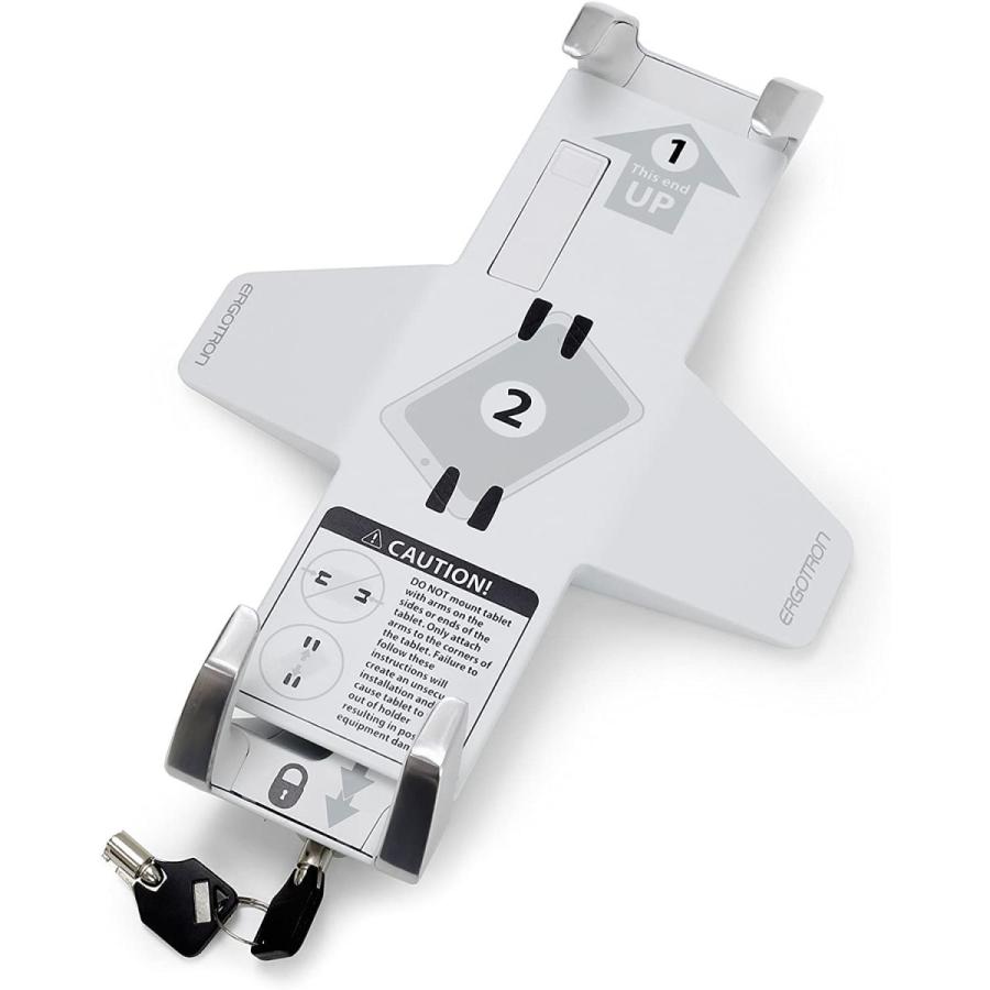 新品未使用！ エルゴトロン タブレット用クレードル 施錠付き 7.9~13インチ(2.3kg)まで対応 45-460-026 【1952358772】(12451円)