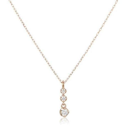 4℃(ヨンドシー) ダイヤモンドK10ピンクゴールド(PG) ネックレス 111736123102