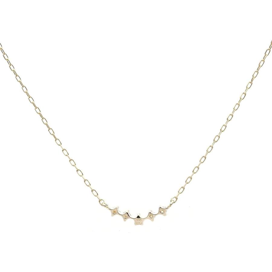 L&Co (エルアンドコー) ペーパーバッグ&ペーパーボックス付 K10 横並び ダイヤモンド ペンダント ネックレス 66-7605 L&Co エルアンドコー ペーパーバッグ&ペーパーボックス付 K10 横並び ダイヤモンド ペンダント ネックレス