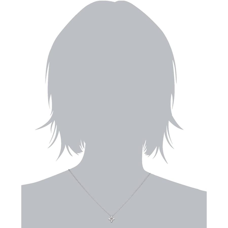 キャーロ ディ ディアマンテ CHIARO DI DIAMANTE K10ホワイトゴールド×ダイヤモンド スノークリスタルペンダントネックレ キャーロ ディ ディアマンテ CHIARO DI DIAMANTE K10ホワイトゴールド×ダイヤモンド スノークリスタルペンダントネックレ