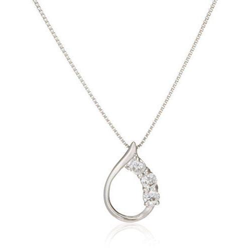ディーコレクション D-COLLECTION プラチナダイヤモンドネックレス0.1ct DAPN-391PT