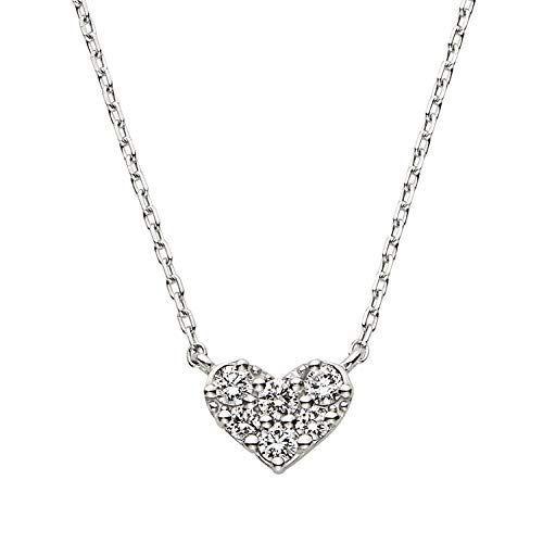 ヴァンドーム青山 VENDOME AOYAMA プラチナ ダイヤモンド ハート ネックレス APVN199240DI