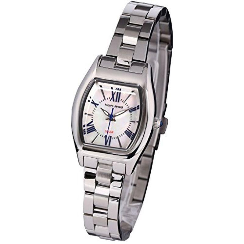マウロジェラルディ 腕時計 ソーラー 3針 MJ058-3 レディース シルバー