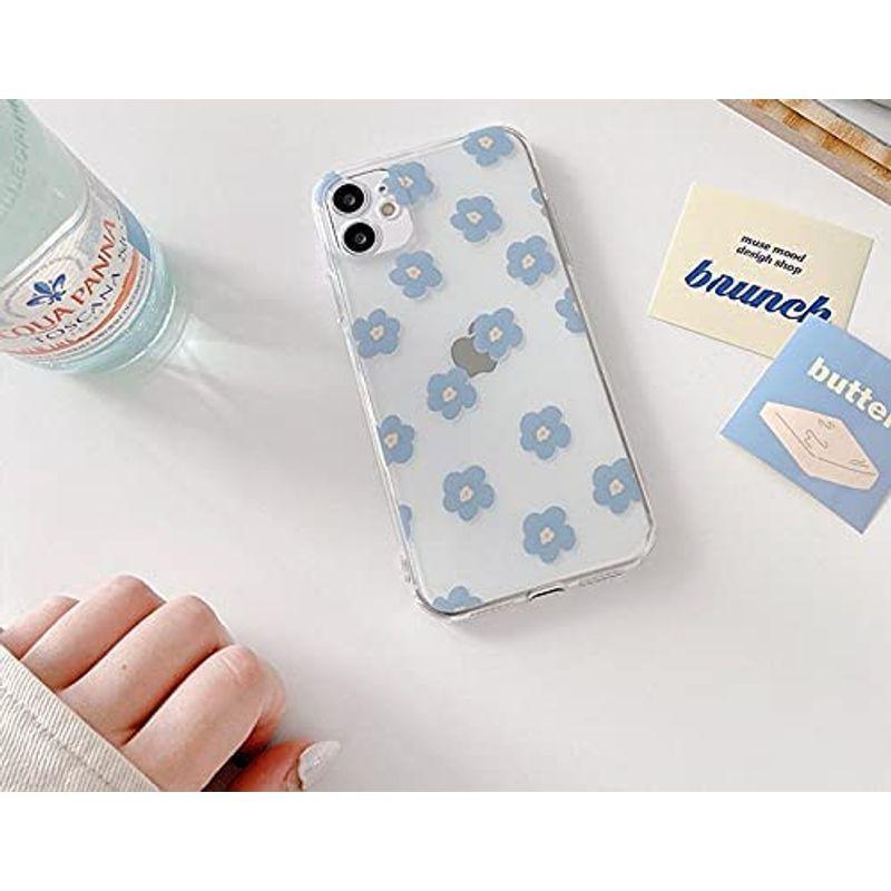 Iphoneケース 花 フラワー 花柄 くすみブルー 韓国 Iphoneカバー 携帯ケース 携帯カバー スマホ かわいい 女子 人気 Iph ダブルケーツーyahoo 店 通販 Yahoo ショッピング
