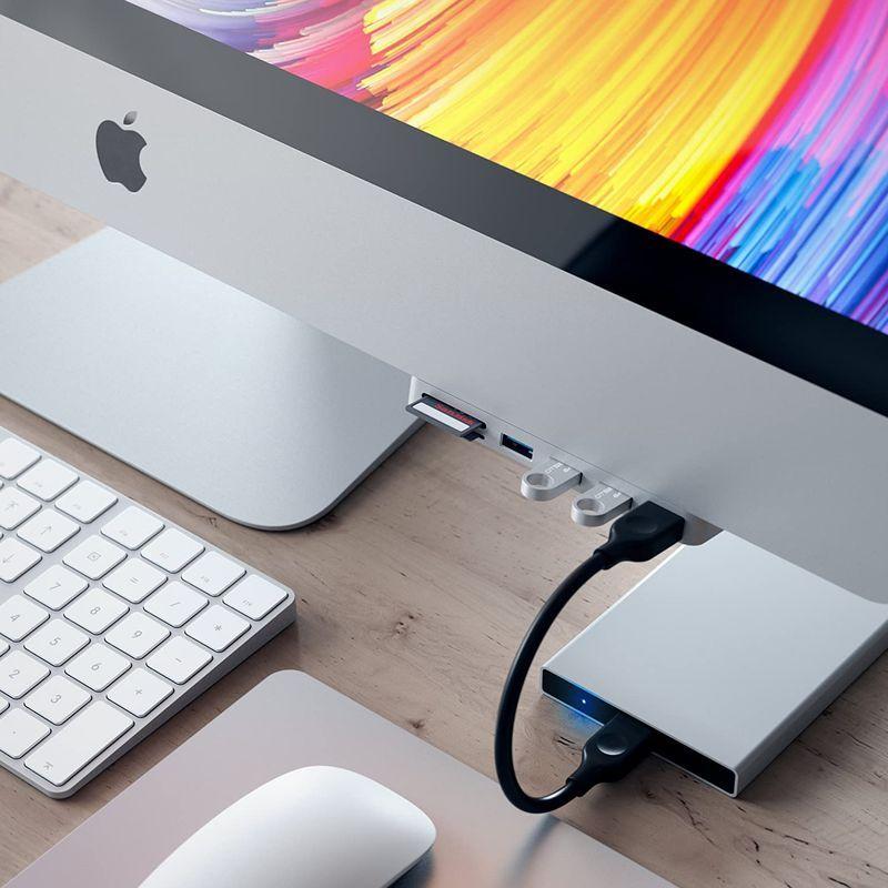 通販価格 Satechi USB-C クランプハブ (シルバー) (2017/2019/2020 iMac/iMac Pro対応) USB-Cデータ