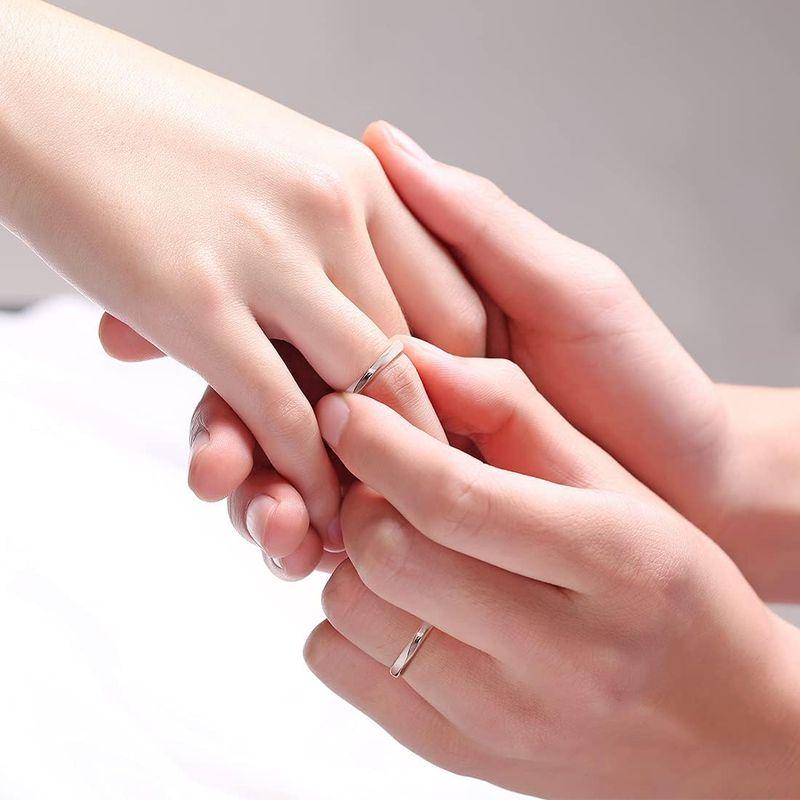 【訳あり品】 FANCIME プラチナ ペアリング Pt950 リング 指輪 2個セット 調節可能 婚約指輪 結婚指輪 2本ペア 輝き ギフトラッピング済 【EIM7263637845】(26457円)