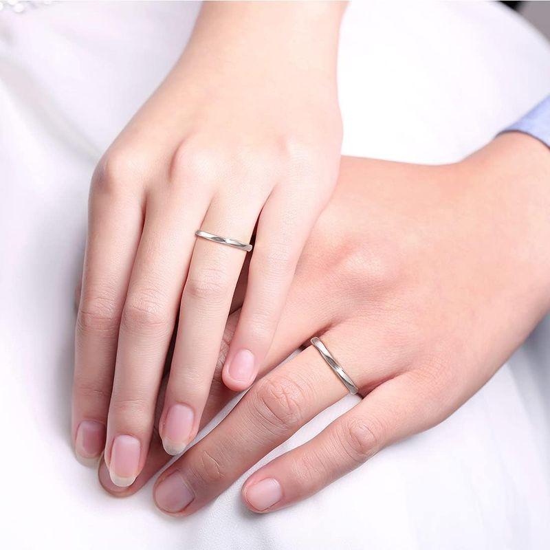 【訳あり品】 FANCIME プラチナ ペアリング Pt950 リング 指輪 2個セット 調節可能 婚約指輪 結婚指輪 2本ペア 輝き ギフトラッピング済 【EIM7263637845】(26457円)