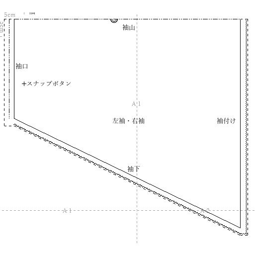 【型紙】着物用 雨コート version 1 |  | 11