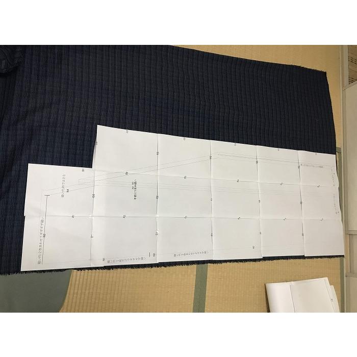 【追加オプション 袖のみ】半襦袢の袖の型紙 男女、SS~LLサイズ |  | 10