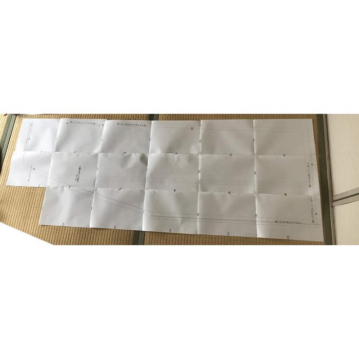 【追加オプション 袖のみ】半襦袢の袖の型紙 男女、SS~LLサイズ |  | 06