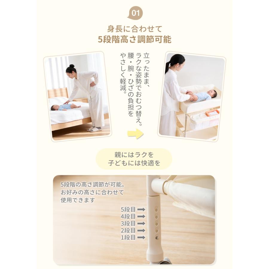 AORTD おむつ替え台 おむつ交換台 折りたたみ 赤ちゃん オムツ替え