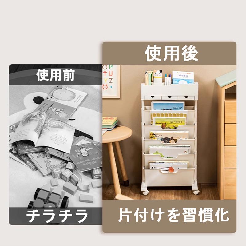AORTD サイドワゴン ファイルワゴン マガジンラック スリム AORTD サイドワゴン ファイルワゴン マガジンラック スリム