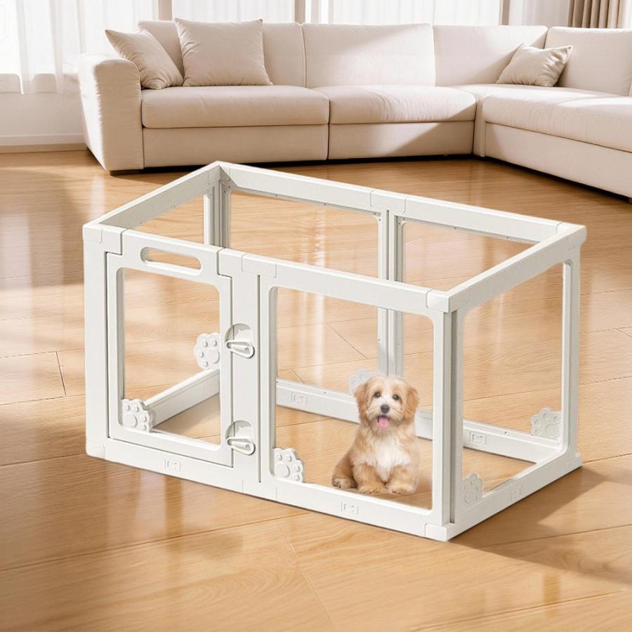 AORTD ペットサークル アクリル板 犬用フェンス ペットフェンス