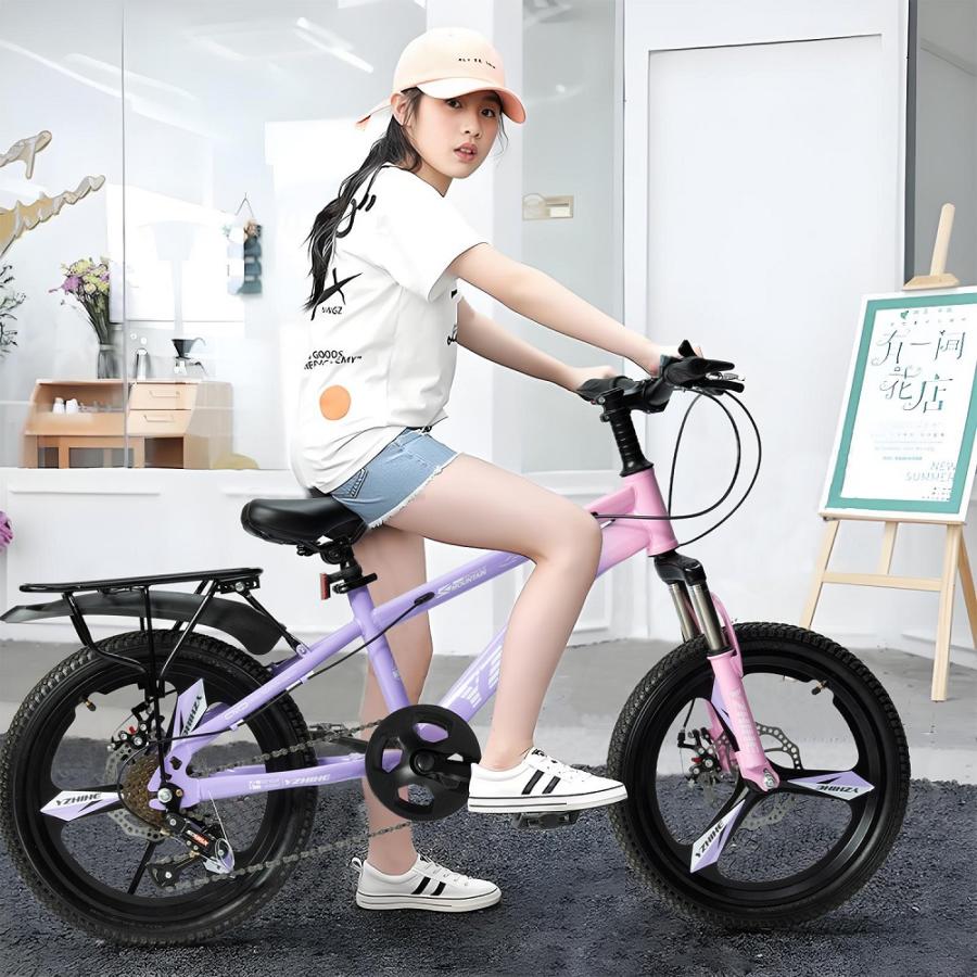 AORTD 子供自転車 子供用自転車 子供 自転車 18インチ 22インチ シマノ製 6段変速 子供用 子ども キッズ ジュニア 超軽量 男の子 女の子 通学 入学祝い 1年保証の画像