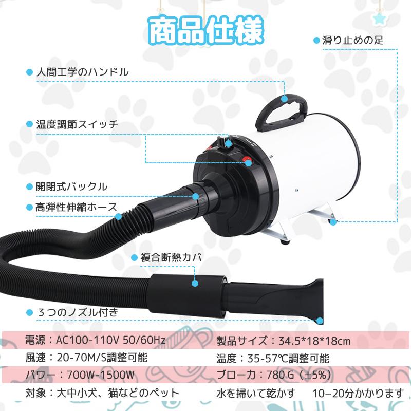 ペット用ドライヤー DL-2W 1000W 81zSqyDmrJL.jpg