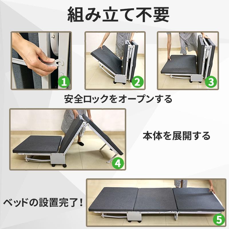 折りたたみベッド【送料込み】 楽天市場】折りたたみベッド シングル コンパクト 昼寝用マット