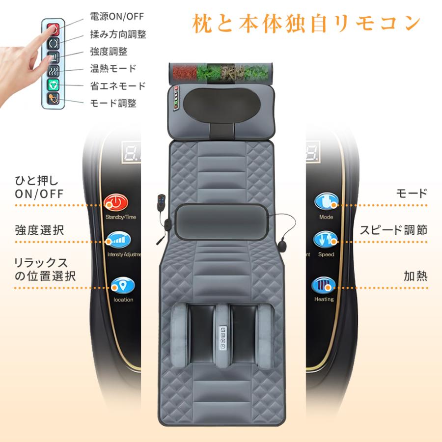 マッサージシート マッサージ機 マッサージ器 全身 折りたたみ 寝