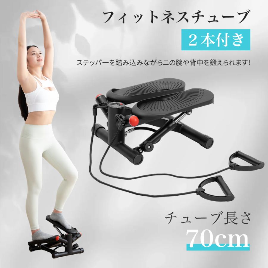 AORTD ステッパー 負荷調整付き ダイエット ツイストステッパー サイド