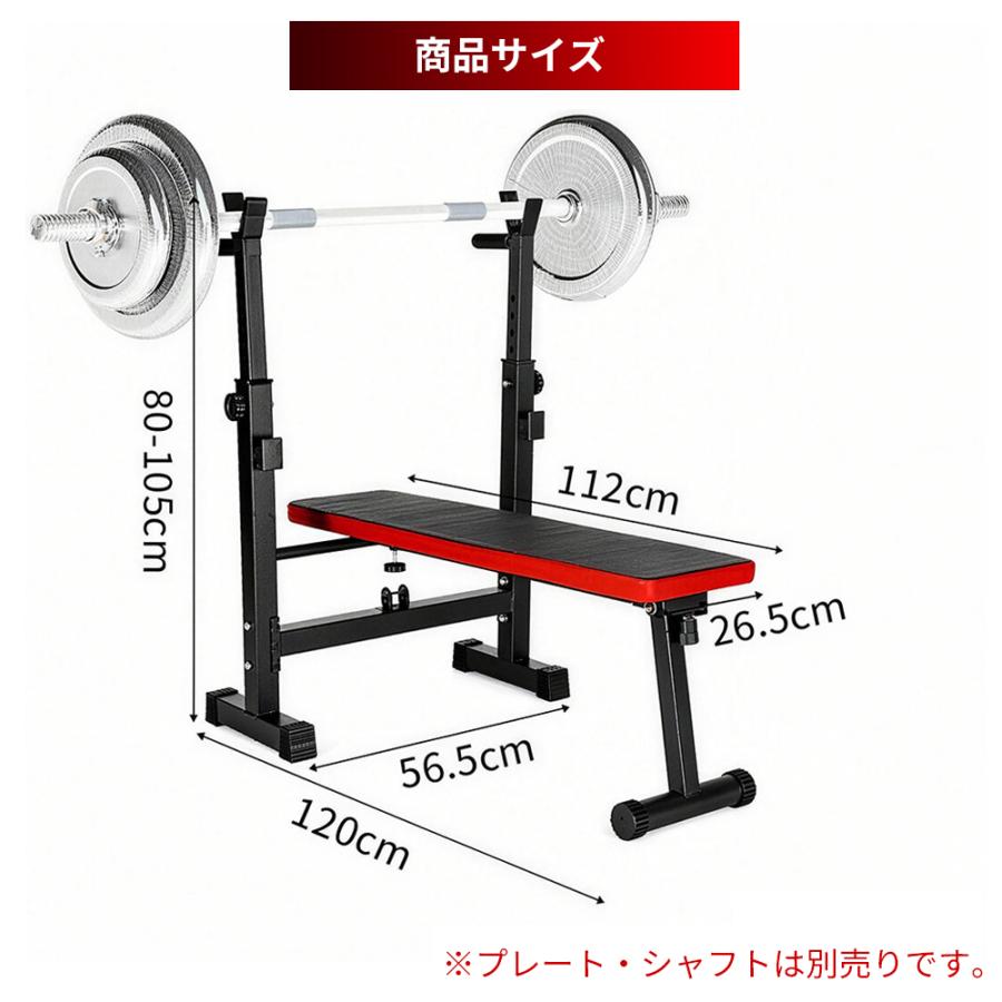 AORTD プレスベンチ トレーニングベンチ 耐荷重250kg ベンチプレス台