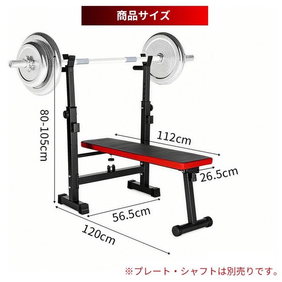 AORTD プレスベンチ トレーニングベンチ 耐荷重250kg ベンチプレス台