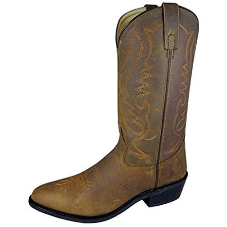 11404円 贈答品 11404円 とっておきし福袋 Smoky Mountain Boots Men's Denver Leather Western Boot Oil Distress Brown 8