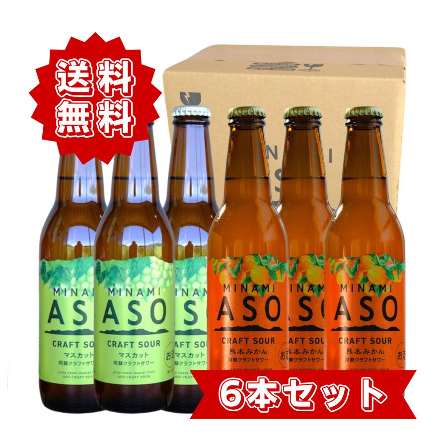 阿蘇クラフトサワー 熊本みかん＆シャインマスカット 2種類 飲み比べ