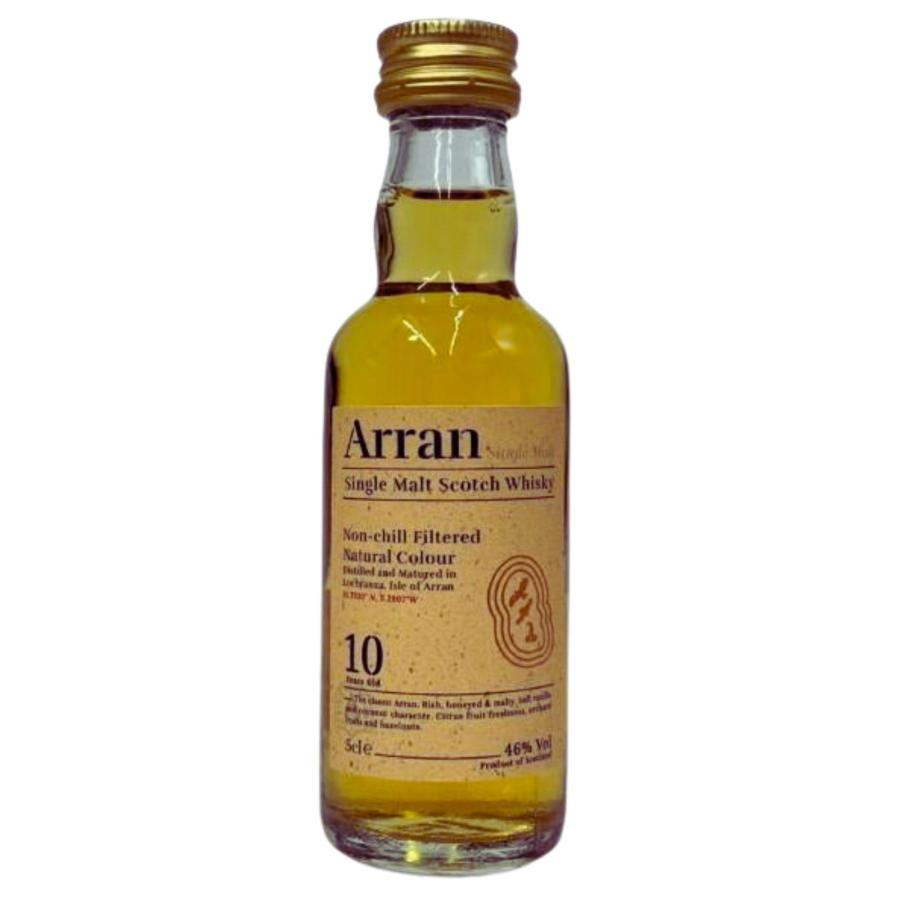 【12本仕かける】アラン10年 細密画壜 50ml 46度 スコッチウイスキー シングルモルト ウィスキー ミニ壜 テイスティング 飲み比べ おテスト作業用 スコットランド 洋酒
