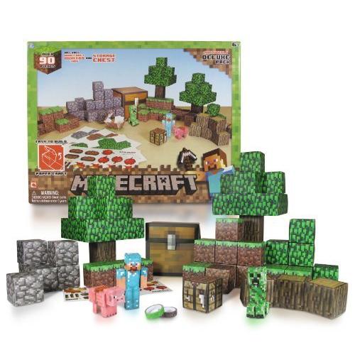 最終値下げ マインクラフト ペーパークラフト オーバーワールドデラックスセット 90pcs 50 Off Www Muslimaidusa Org