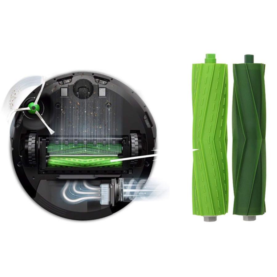 ルンバ アイロボットi7・i7+・E5シリーズ デュアルアクションブラシ エッジクリーニングブラシ互換部品 (12点) GSAPRO0009