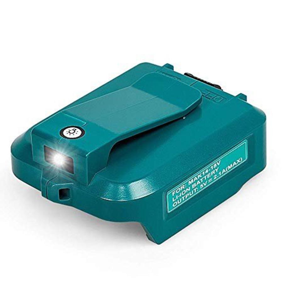 Adp05 マキタusbアダプタ マキタ 14 4v 18vバッテリー用 Ledワークライト付き 夜間仕事