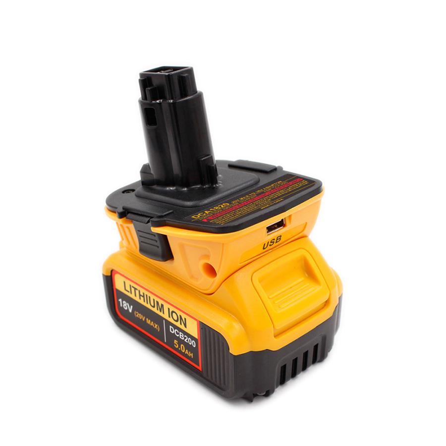 DEWALT デウォルト DCA1820 18Vツール 20V用 バッテリーアダプター Dewalt Battery Adapter USB