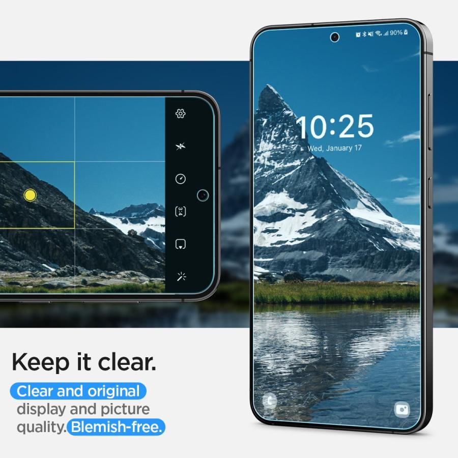 Spigen Galaxy S24Plus スマホフィルム 2枚入 貼り直し可能 S24+ NeoFlex Solid AFL07429｜wlo｜05
