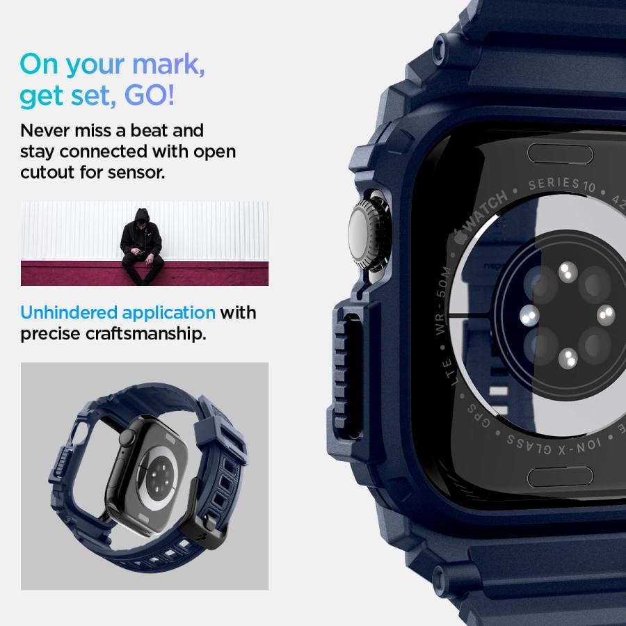 Spigen（シュピゲン） Spigen Apple Watch 11/10 バンド 42mm対応 